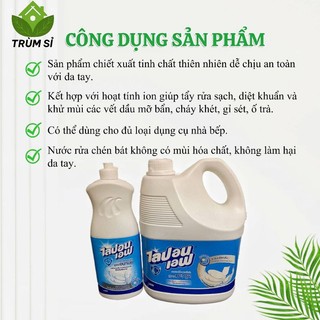 Nước rửa chén Lion Thái (bịch 3 túi×550ml +hàng chuẩn)