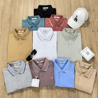Áo thun polo coton 100% cổ bẻ size lớn 60_98kg đủ màu