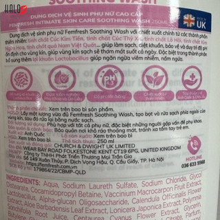 DDVS phụ nữ Femfresh 250ml