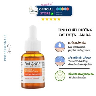 Serum Vitamin C Balance Dưỡng Trắng Mờ Thâm Sạm - Serum Trắng Da Cấp Ẩm - Tinh Chất Dưỡng Sáng Da Chống Lão Hóa