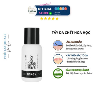 Serum Tẩy Da Chết The Inkey List Beta Hydroxy Acid Exfoliant - Tinh Chất Giảm Mụn BHA - Tinh Chất Sạch Sâu An Toàn 30ml