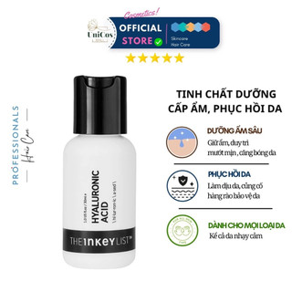 Serum Dưỡng Ẩm Mềm Mịn The Inkey List Hyaluronic Acid - Serum Cấp Ẩm Phục Hồi Da Ngừa Lão Hóa - Tinh Chất Bảo Vệ Da 30ml