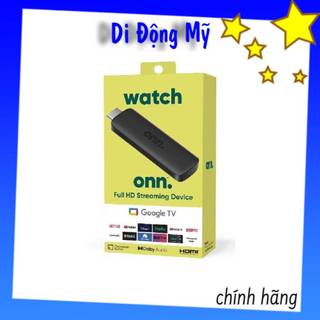 Onn android tv stick 2023 - thiết bị tivi google box onn. stick, chứng chỉ netflix, bản 2023