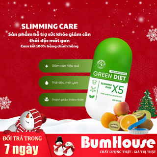 Thảo mộc giảm cân green diet slimming care x5 - hộp 30 viên