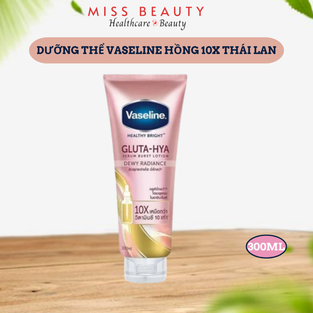 (Chuẩn Thái) Dưỡng thể Vaseline hồng 70x (ban đêm) chính hãng Thái Lan 300ml