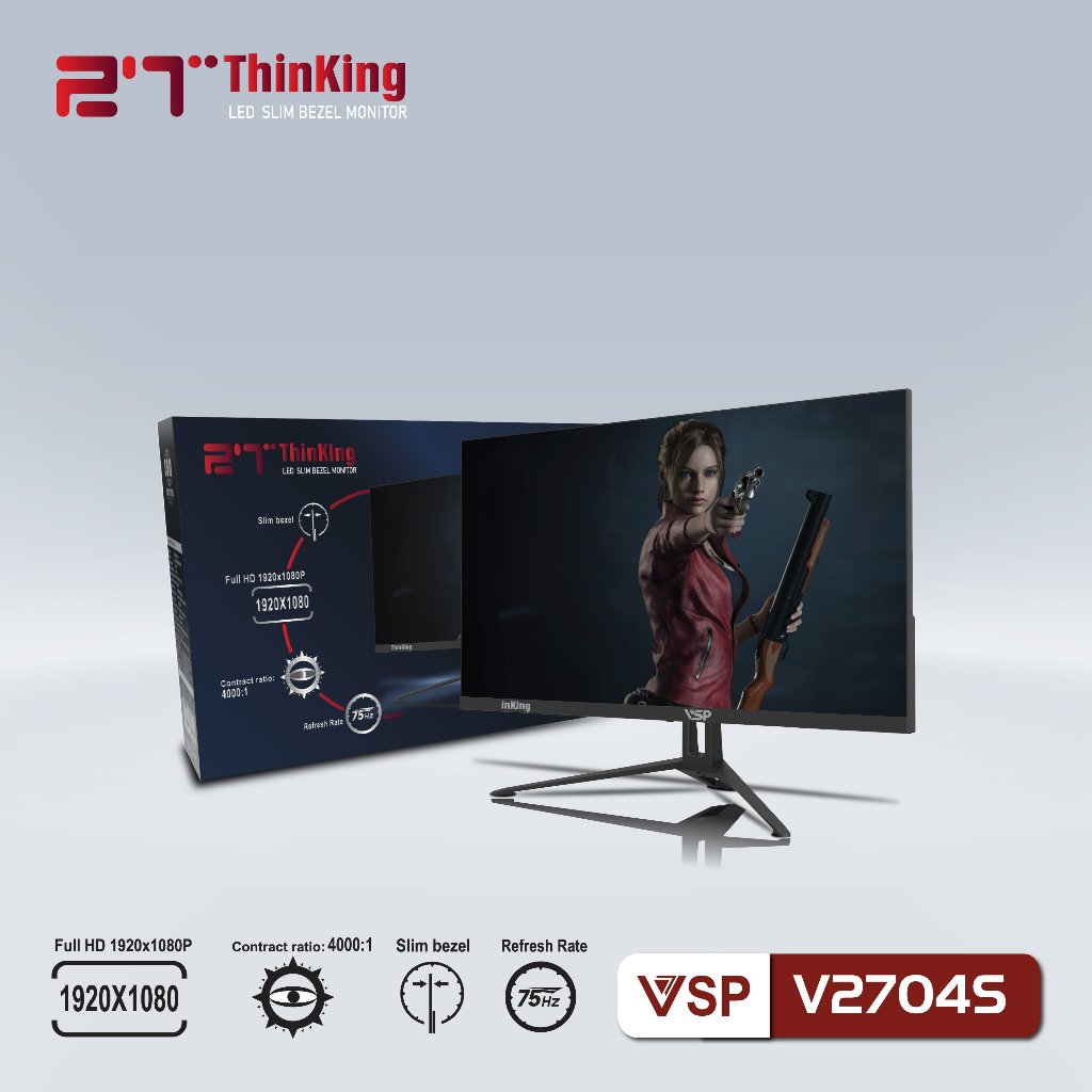MÀN HÌNH VSP V2704S (27 INCH/FHD/IPS/75HZ/5MS) - BẢO HÀNH CHÍNH HÃNG