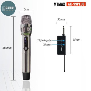 Micro AK99Plus Hát nhẹ, Bắt sóng xa, Kim loại