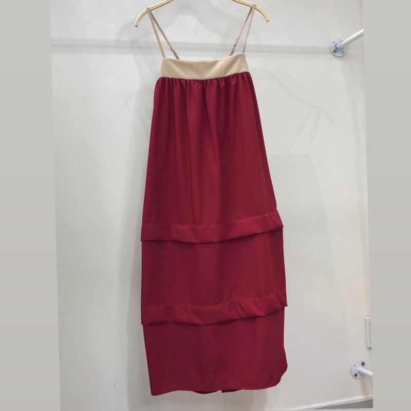 Đầm maxi 2 dây phối nhiều màu
