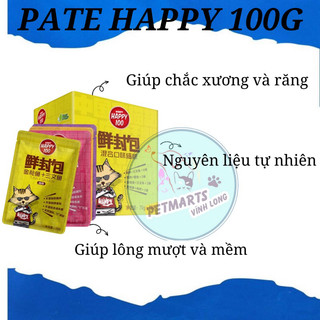 Pate Happy 100 cho mèo 70g- Pate mèo