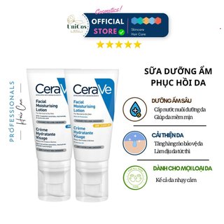 Kem Dưỡng Ban Đêm Cerave Facial Moisturising PM + Niacinamide + Ha - Kem Dưỡng Ẩm Dịu Nhẹ - Cerave Cấp Ẩm 52ml