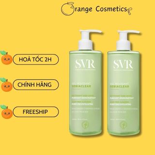 Sữa rửa mặt svr không chứa xà phòng cho da dầu 400ml sebiaclear gel moussant