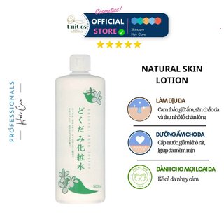 Toner Diếp Cá Giảm Mụn Mờ Thâm Dokudami - Toner Cấp Ẩm Giảm Khô Da - Nước Cân Bằng Da Nhạy Cảm Dịu Nhẹ Lành Tính 500ml