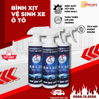 Bình Xịt Vệ Sinh Xe Ô Tô Xwash Dung Dịch Vệ Sinh Nội Thất Xe Hơi Làm Sạch Ghế Da Trần Nỉ Khử Mùi Diệt Khuẩn Ô Tô