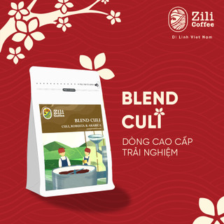 Cà phê nguyên chất Blend Culi Robusta - Culi - Arabica rang mộc đậm đà hậu ngọt pha phin hoặc pha máy ngon Zili Coffee