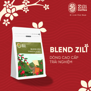 Cà phê nguyên chất Blend Robusta - Arabica rang mộc đậm đà thơm nồng dùng pha phin hoặc pha máy ngon Zili Coffee