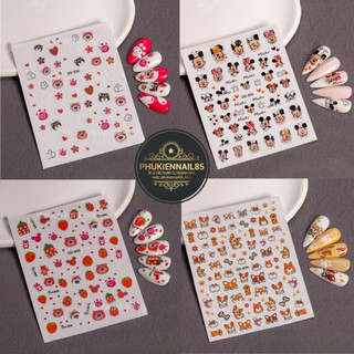 Sticker bóc dán cute mới