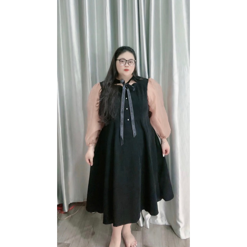 váy tay phồng bigsize 80-150kg