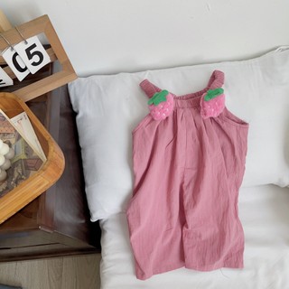 Set yếm kèm áo cho bé gái