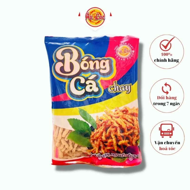 [ BÓNG CÁ CHAY ] Thực Phẩm Chay Âu Lạc Gói ( 100gr ) Chính Hãng 100% / Hàng Mới / Date Xa.
