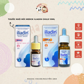 Nhỏ mũi iliadin cho bé 0-12 tháng và 1-6 tuổi