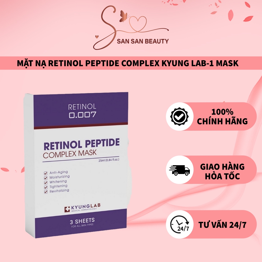 Mặt Nạ Retinol Peptide Complex KyungLab, mask retinol Kyung Lab