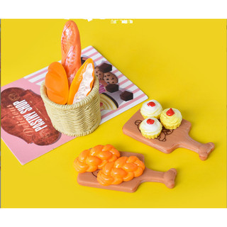 Charm Slime các loại Bánh mì Trang Trí Ốp Lưng, Phone Case Decor Crafts Miniature làm nhà búp bê OB11