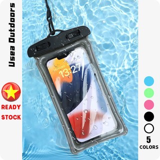 【Usea】Túi chống thấm di động bơi lặn vỏ điện thoại Màn hình kích hoạt Vỏ bảo vệ con dấu điện thoại di động Huawei