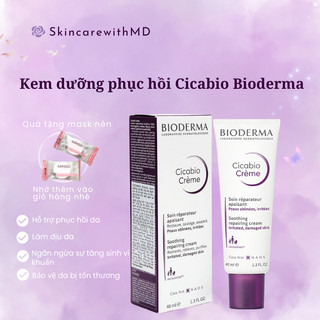 Kem dưỡng phục hồi da Cicabio Bioderma 40ml