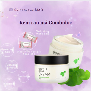 [Mã COSBAUH3 giảm 8% đơn 300K] {CHÍNH HÃNG} Kem rau má GOODNDOC dưỡng ẩm, phục hồi da 50ml