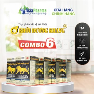  Viên uống bổ thận tráng dương Khởi Dương Khang Asia Pharma hỗ trợ sinh lý nam - Hộp 30 viên