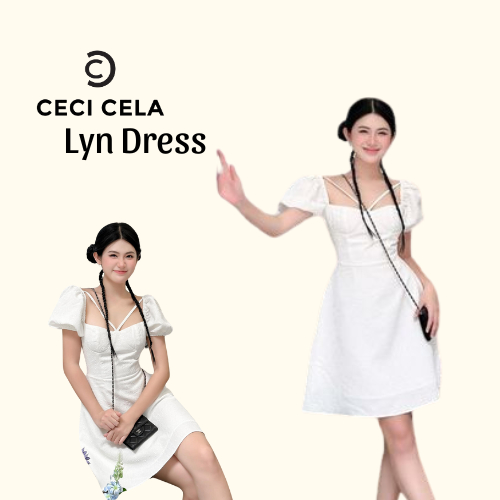 Ceci Cela - Đầm dây đan chéo dáng ngắn Lyn