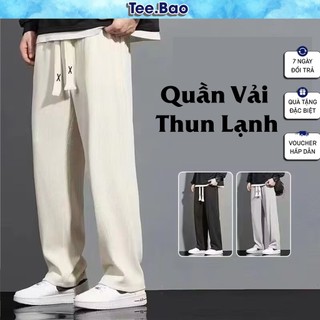 [Mã ICBFRI153 giảm 15K đơn 99K] Quần Ống Rông Nam Dáng Suông Lụa Băng Mềm Mại Thời Trang Siêu Đẹp