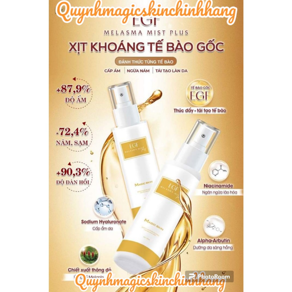 Xịt Bay Nám Tế Bào Gốc MAGIC SKIN Miracle Watare EGF Melasma Mist Plus MAGIC SKIN ( hàng mới về)