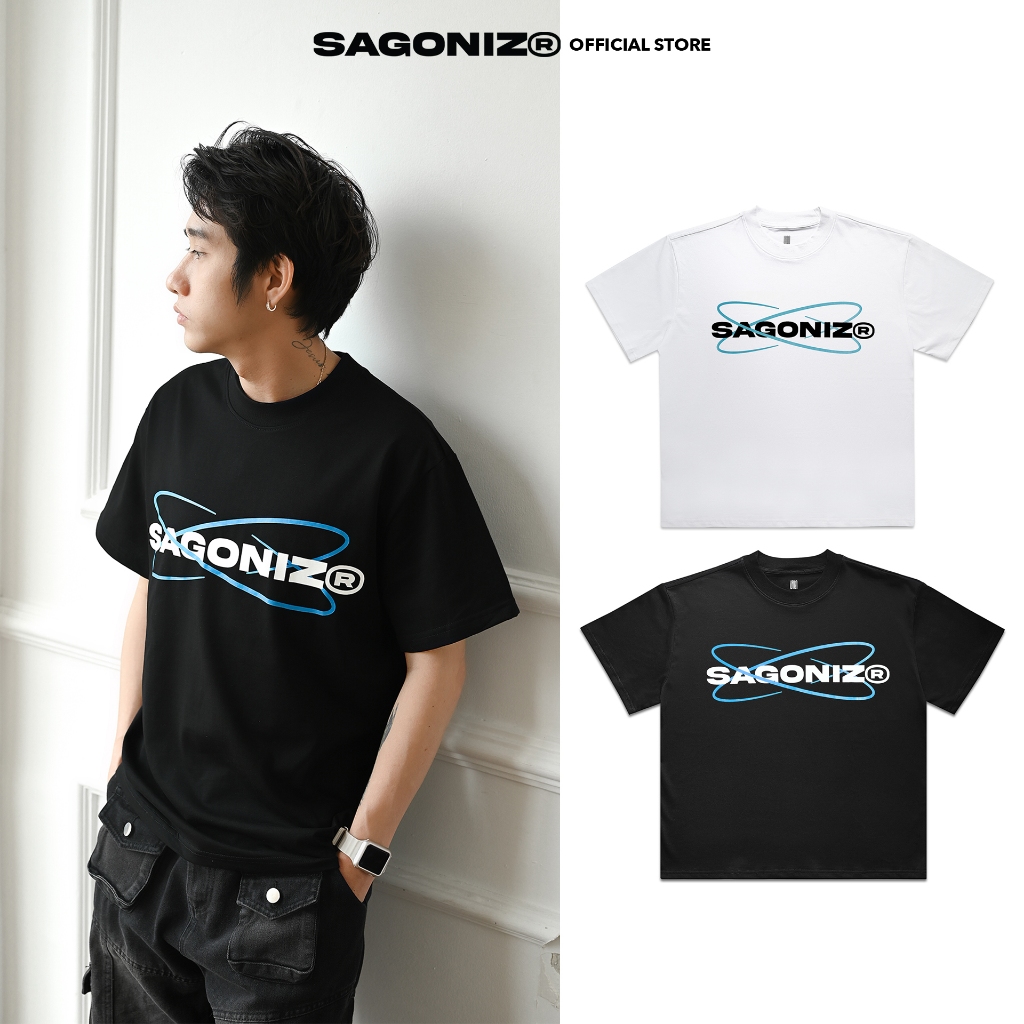 Áo thun Antom local brand Sagoniz 95% cotton thấm hút mồ hôi, trẻ trung năng động