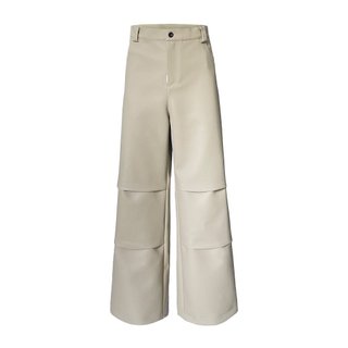 Quần dài dáng rộng HBS LEATHER FLARED PANTS