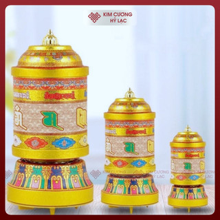 Kinh Luân Điện Có Nhạc, Kinh Luân Xoay Vạn Phúc [ Kim Cương Hỷ Lạc ] 21Cm - 30Cm