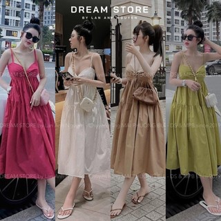 đầm maxy đi biển - chất thô dễ thương AZ61