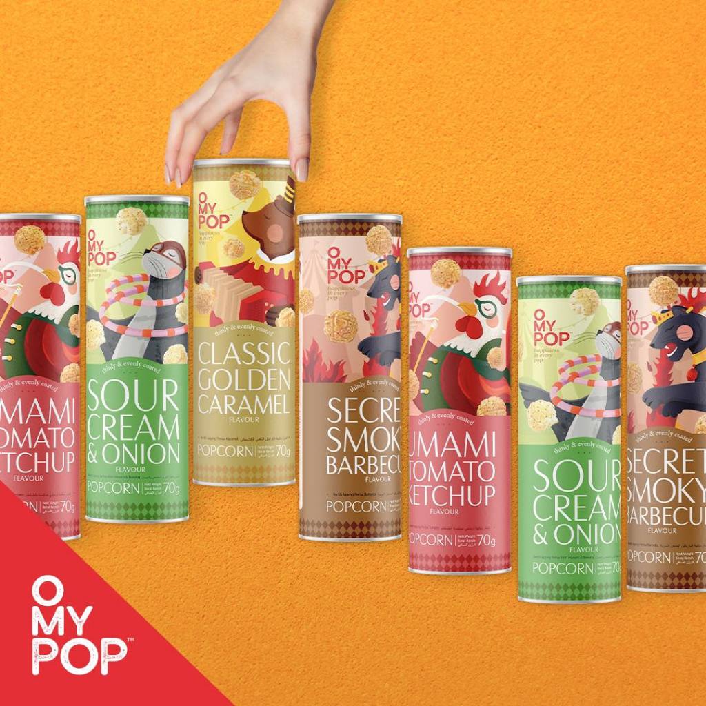 🌽🍿 Snack Bắp Rang Omypop 70g - Malaysia 🇲🇾🇲🇾