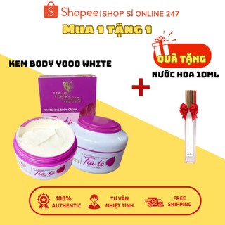 Kem dưỡng trắng da Body Tía Tô Yoo White trắng da, cấp ẩm 250g+Tặng nước hoa