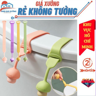  Dây Nhấc Nắp Bồn Cầu-Kẹp Nắp Bồn Cầu Chống Bám Vi Khuẩn-Khóa Nâng Nắp Bồn Cầu Bằng Silicon Tiện Lợi