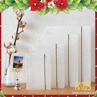  Bìa sổ còng A5 B5 A4 còng sắt 6 8 26 30 còng làm sổ tay binder HXGS phù hợp giấy refill Klong 