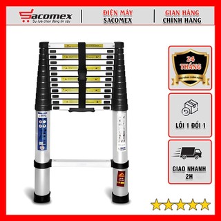 Thang nhôm rút gọn đơn Hakawa HK-150 - Hàng chính hãng, bảo hành 24 tháng