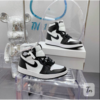 Giày Jordan Đen Trắng Cổ Cao - Sneaker Unisex Nam Nữ Hàng cao cấp bản Trung hottrend 2023 (Full box + Bill)