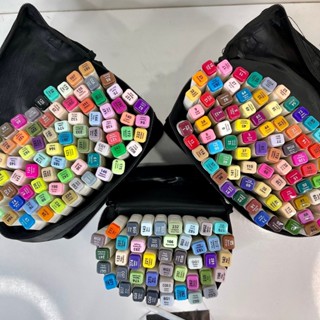 Bộ bút màu Marker Touchliit 168-204 FULL màu khổng lồ thế hệ 6 Lalunavn - B61