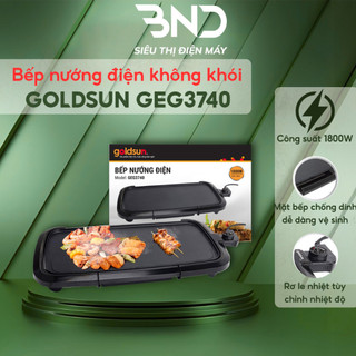 Bếp nướng điện không khói Goldsun GEG3740 - Lò nướng điện chống dính 1800w bảo hành 12 tháng dienmaybnd