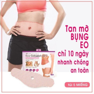 Miếng Dán Giảm Mỡ Bụng 42 Độ C Spa Gelpatch