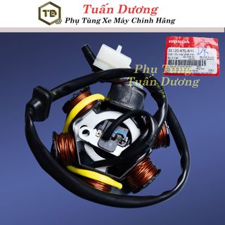 Cuộn điện 6tep hàng zin honda bền bỉ - cuộn lửa điện 6 cục lắp dream thái, dream việt, super dream zin