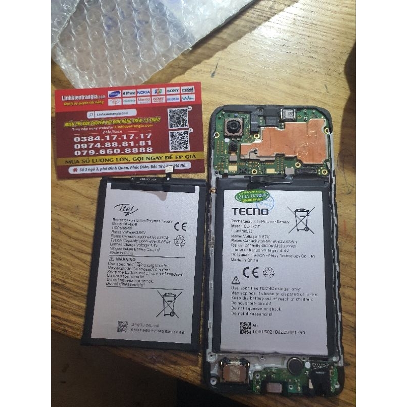 pin Itel S23/BL 49NI/BL39LI/BL58CT