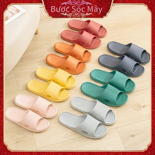 Bước Sốc Mây dép chống trượt Phong cách giống nhau cho nam và nữ Chống bụi bẩn Chất liệu EVA Mềm mại và chống mài mòn