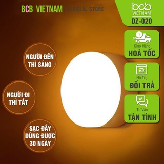 Đèn Ngủ Cảm Ứng Cảm Biến Dán Tường Sạc Pin USB Đời Mới DZ-020